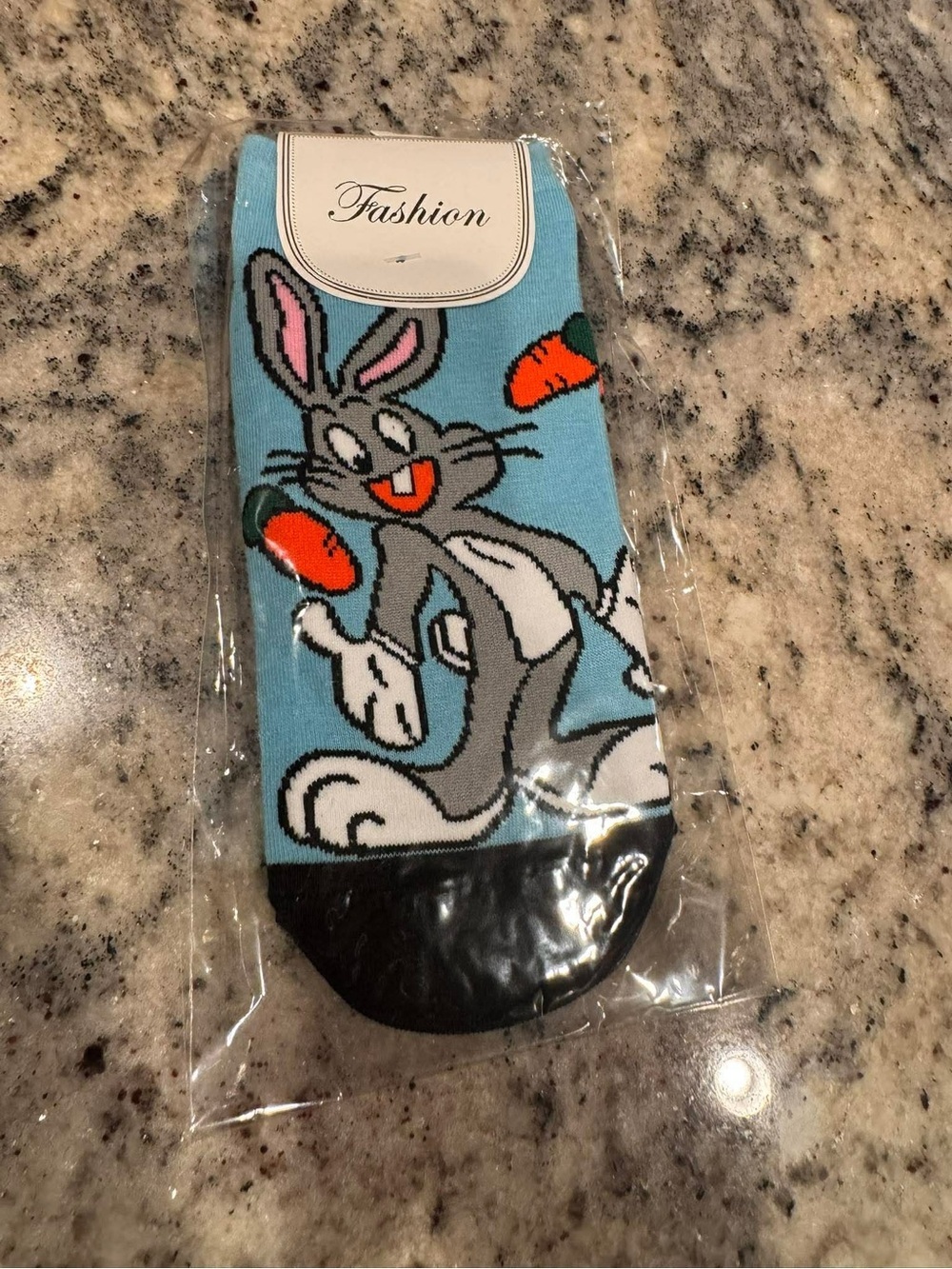 Fashion Bunny Cartoon Crew Socks - Light Blue ONE SIZE FITS ALL